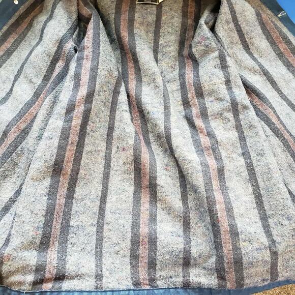 Vintage Sears Leisure Chore Blanket Lined Work Coat Jacket XLT 46/48 True Vtg - Picture 7 of 11
